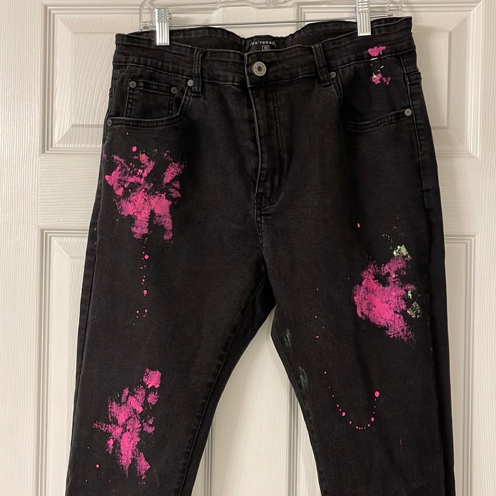 Serenade Paint Spattered Jeans